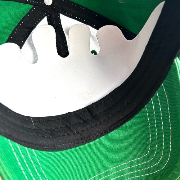 NWOT Quaker State Cap/Hat Weathered Green & White SnapBack - Picture 2 of 9